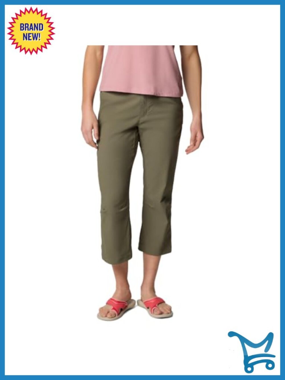 Women's Nylon Hiking Capri Pants UPF 50+ Stretch